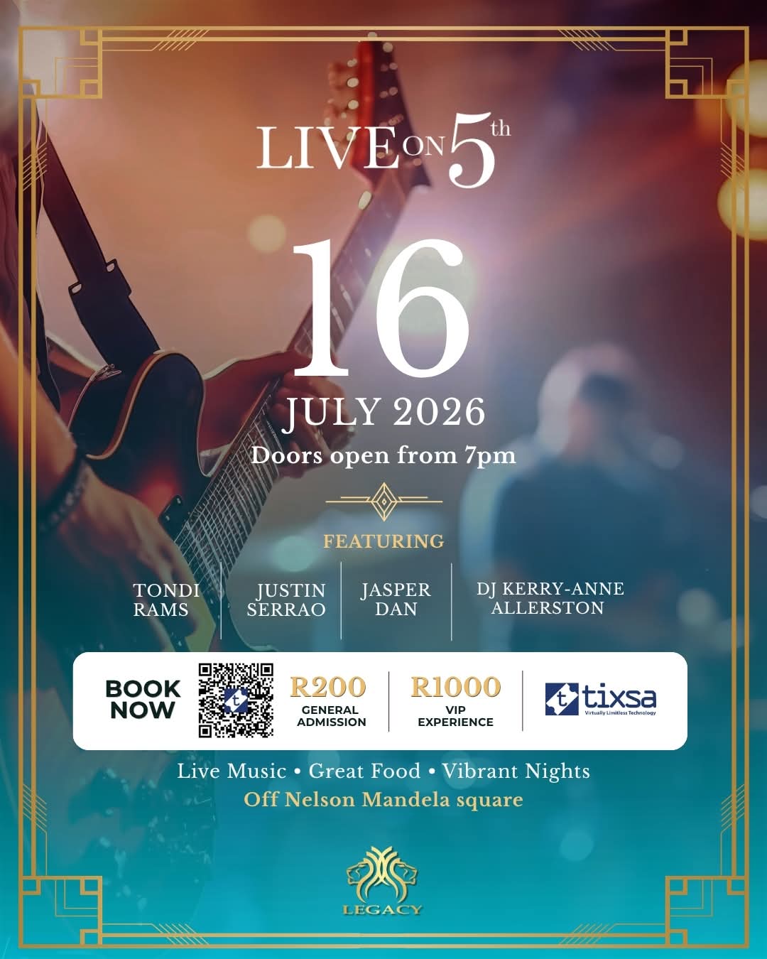 Justin Serrao & Jamie Henrdy @ LIVE on 5th, Sandton 16 Jul - Image 2