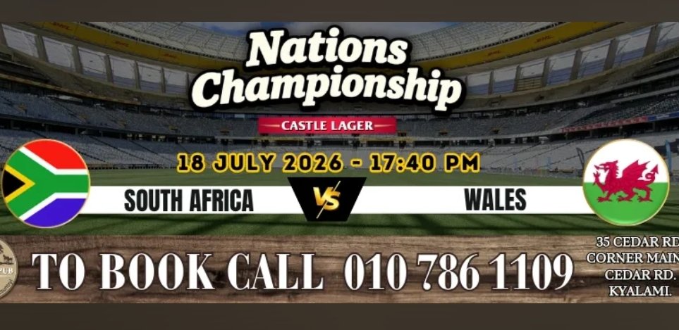 Nations Championship: South Africa vs Wales