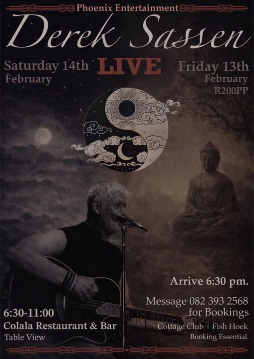 Derek Sassen @ Colala Bar 13 & 14 Feb - Image 1