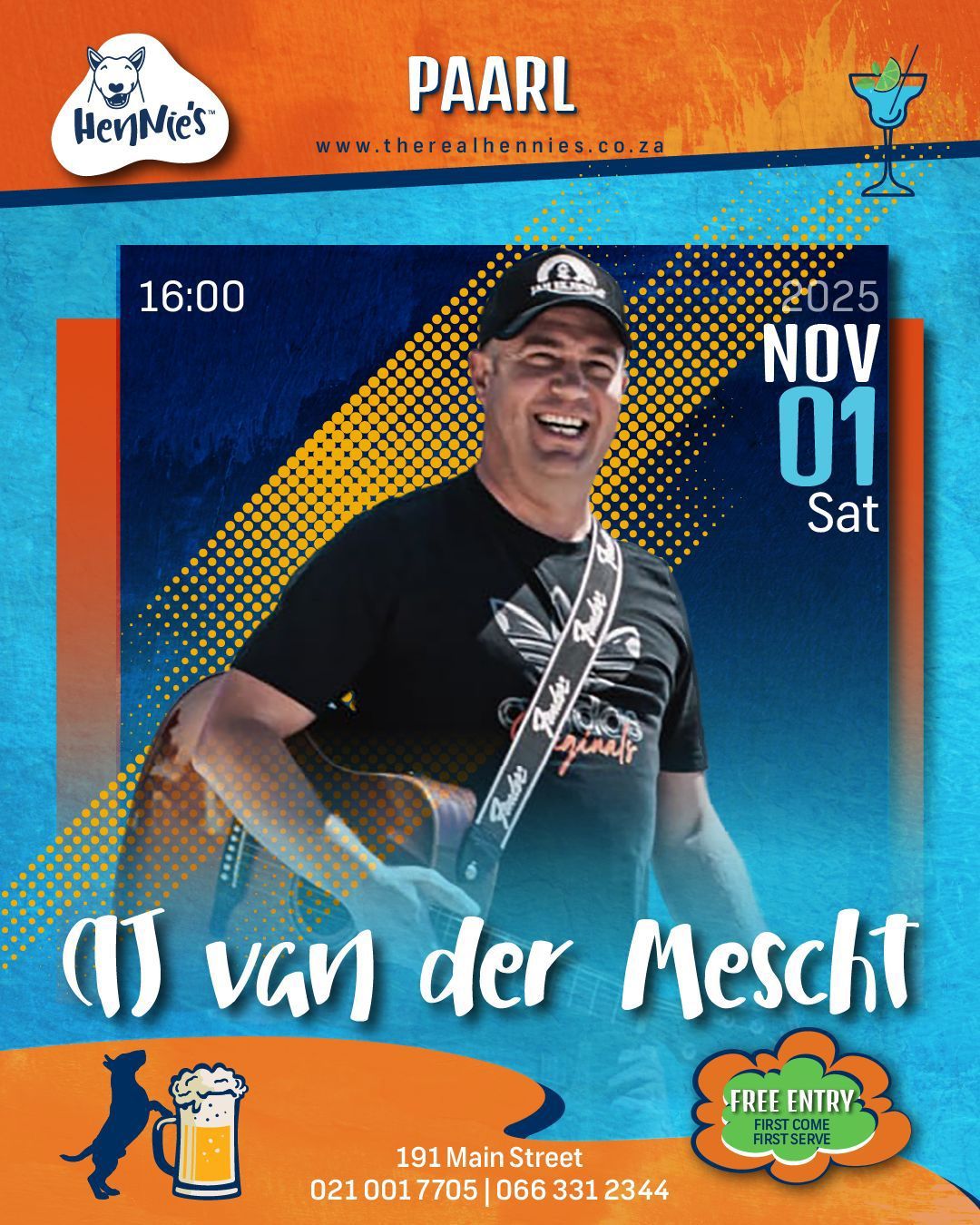 AJ Van Der Mescht @ Hennies Paarl 1 Nov - Image 1