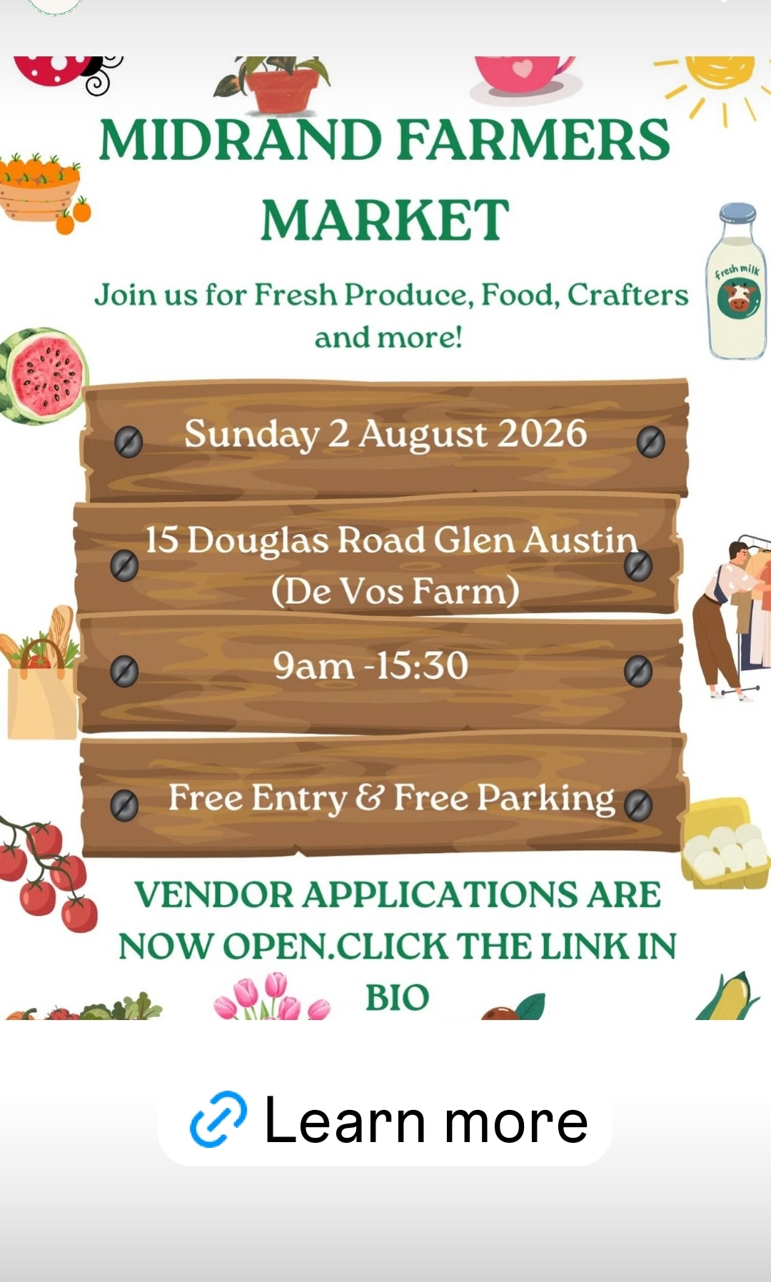 Midrand Farmers Market 2 August
