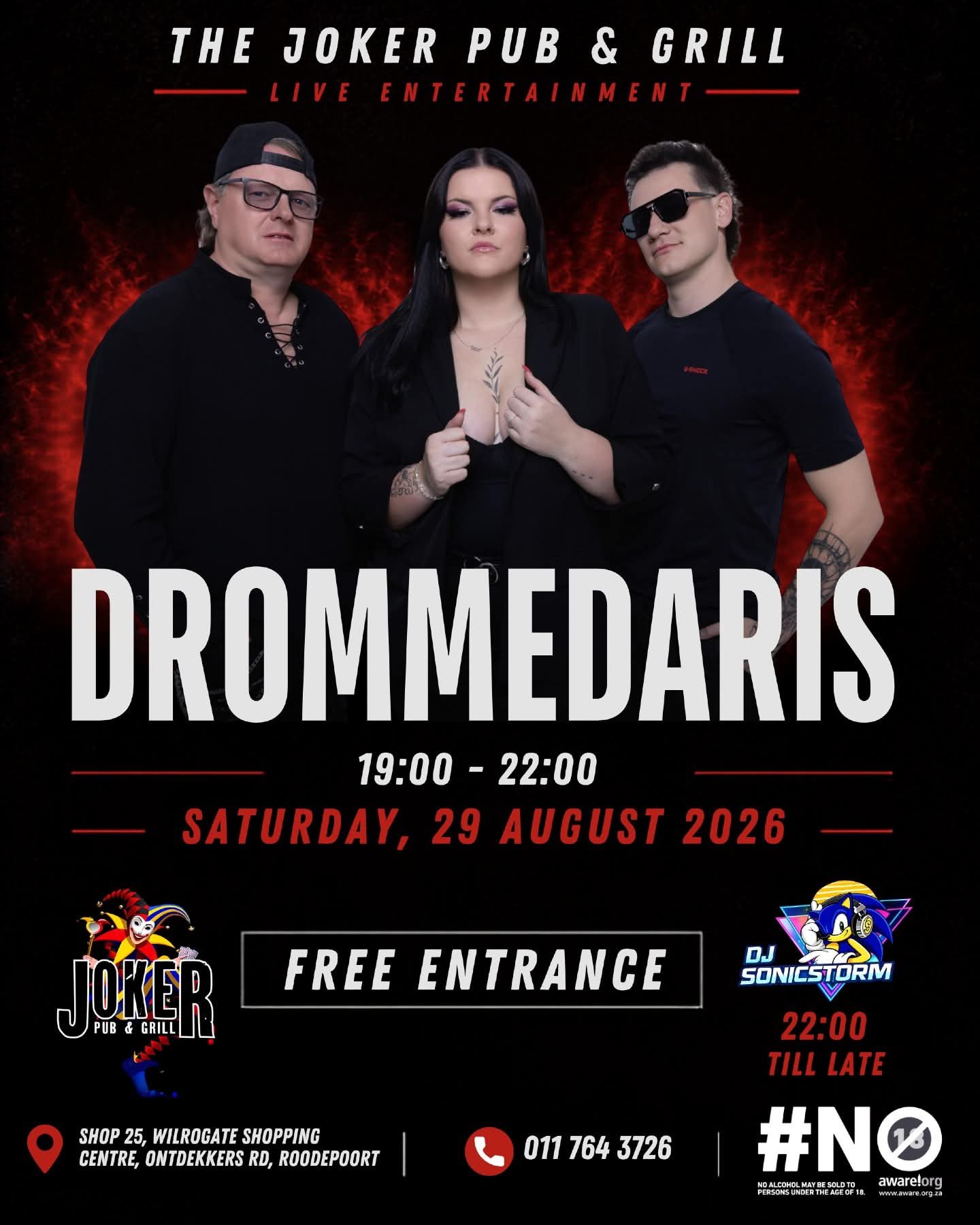 Drommedaris Drum Duo @ The Joker Pub & Grill, Roodepoort 29 Aug