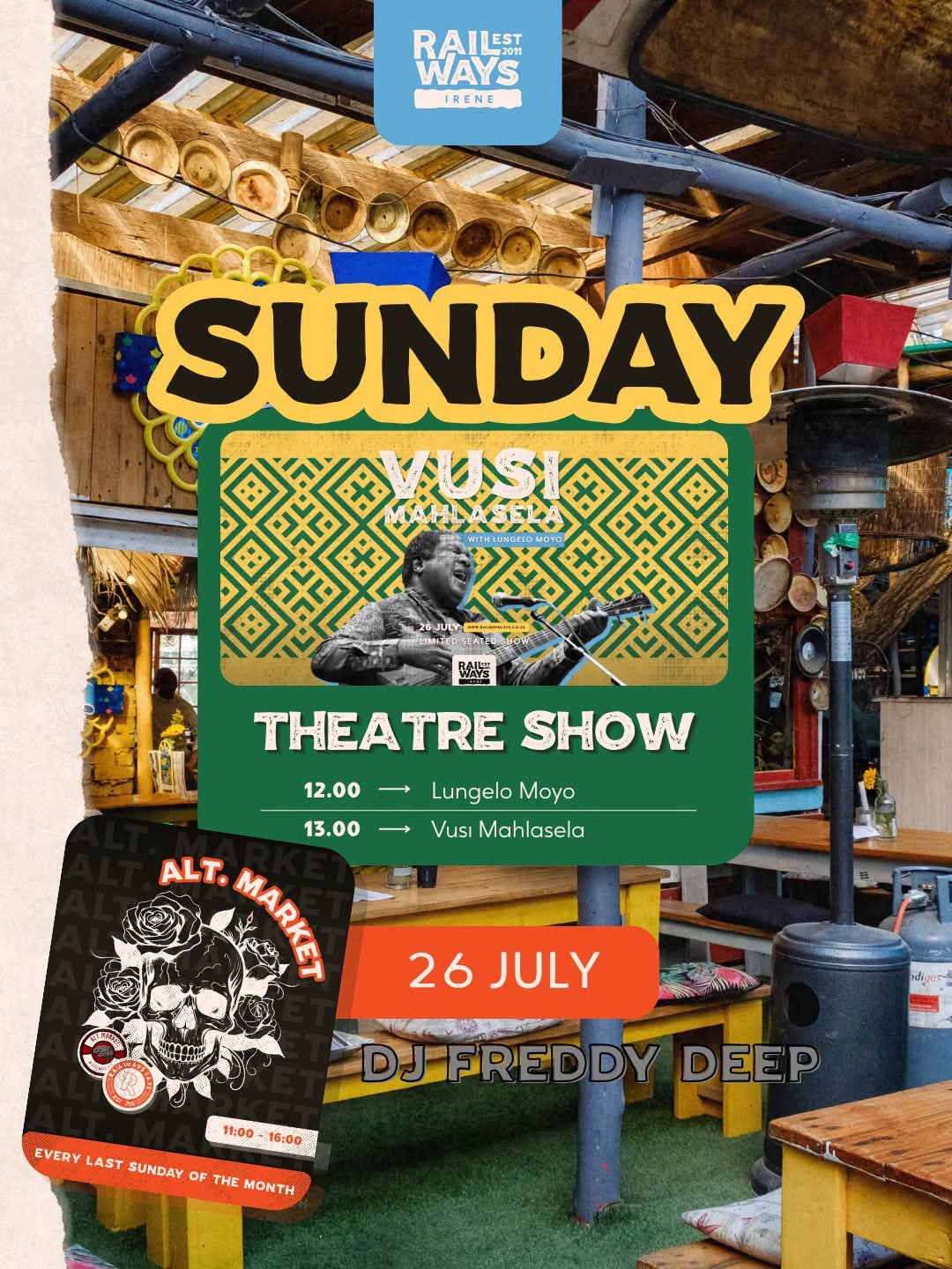 Live Music @ Railways 26 July
