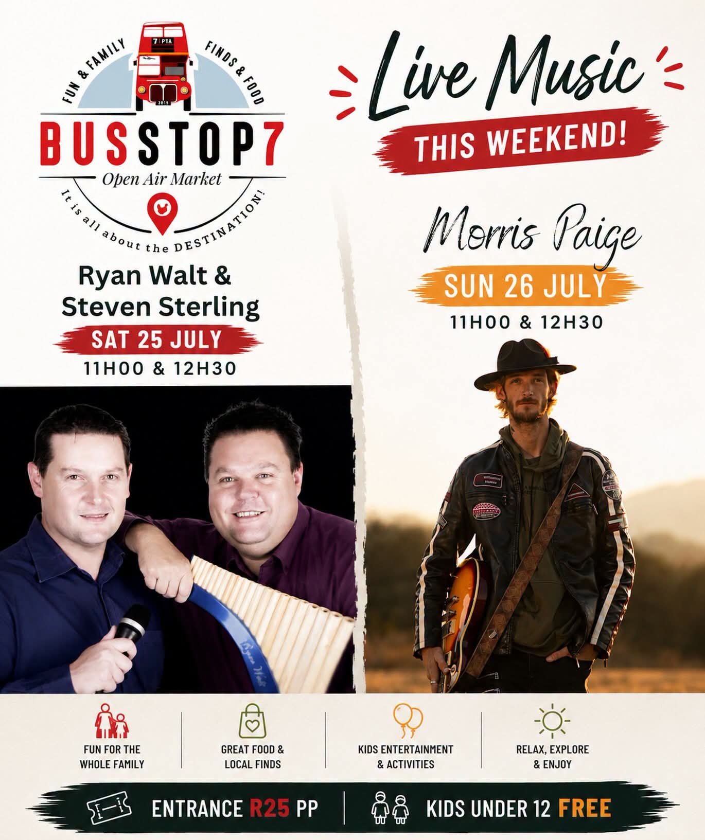 Morris Paige @ Busstop7 Open air market 26 Jul