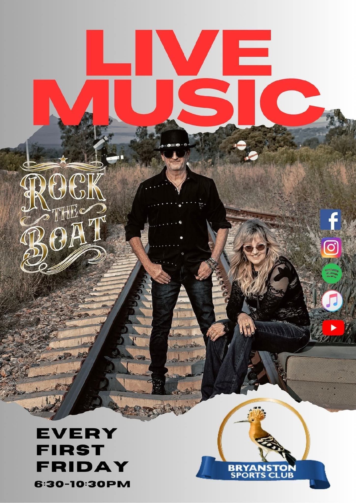 Rock the Boat @ Bryanston Sports Club 6 Sep