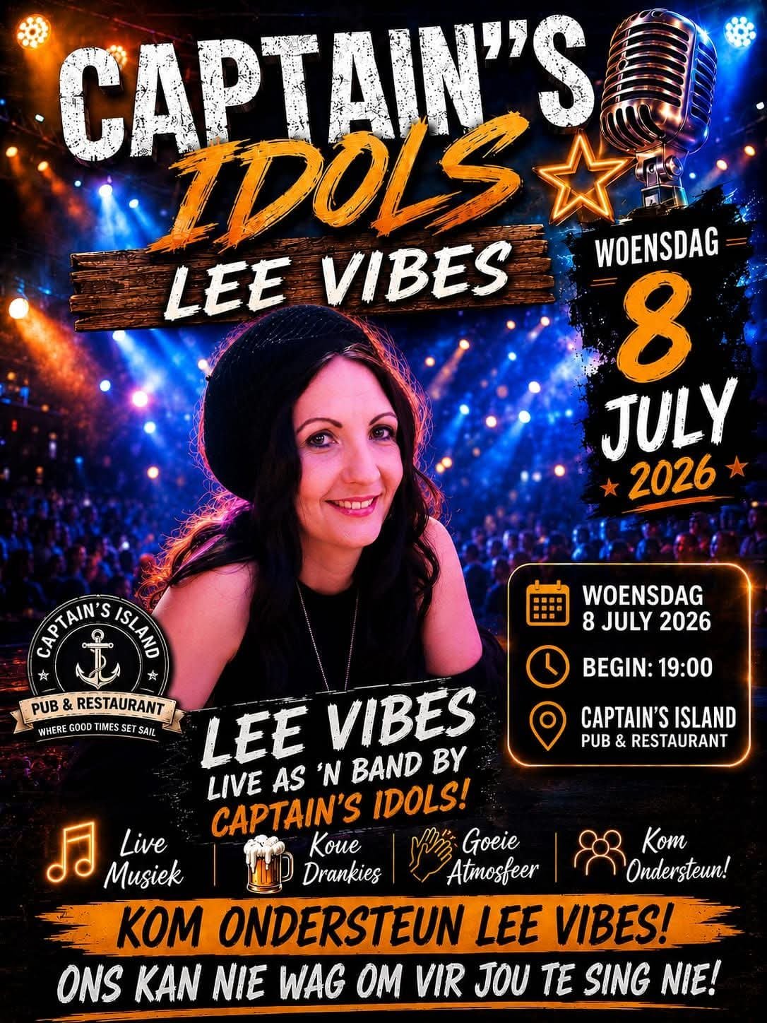 Lee Vibes @ Captains Island 8 Jul