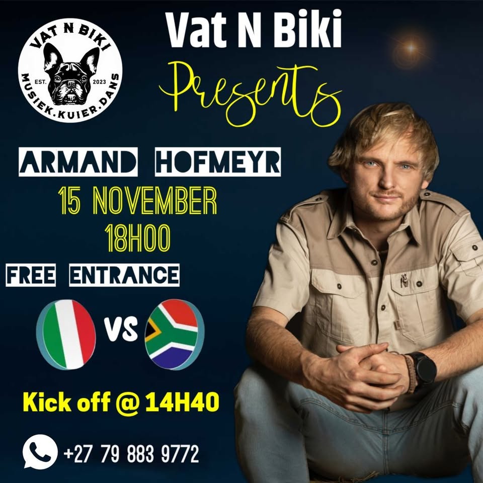 Armand Hofmeyr @ Vat n Biki 15 Nov