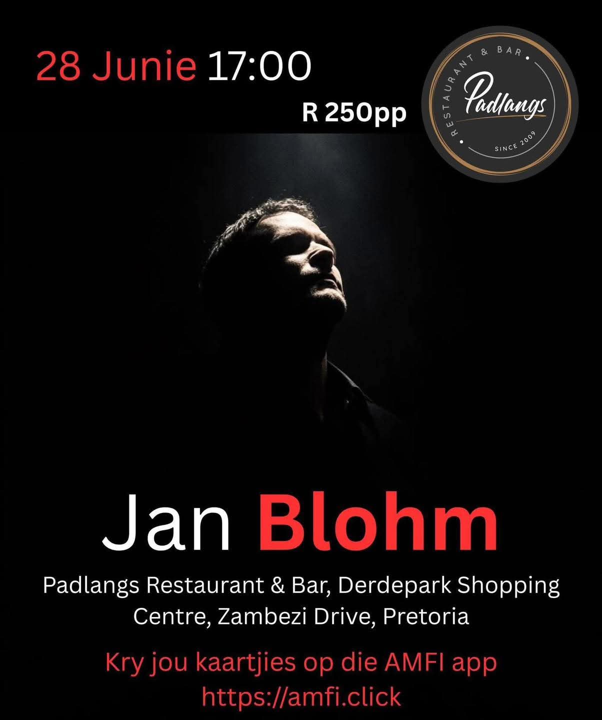 Jan Blohm @ Padlangs 28 June, 5pm
