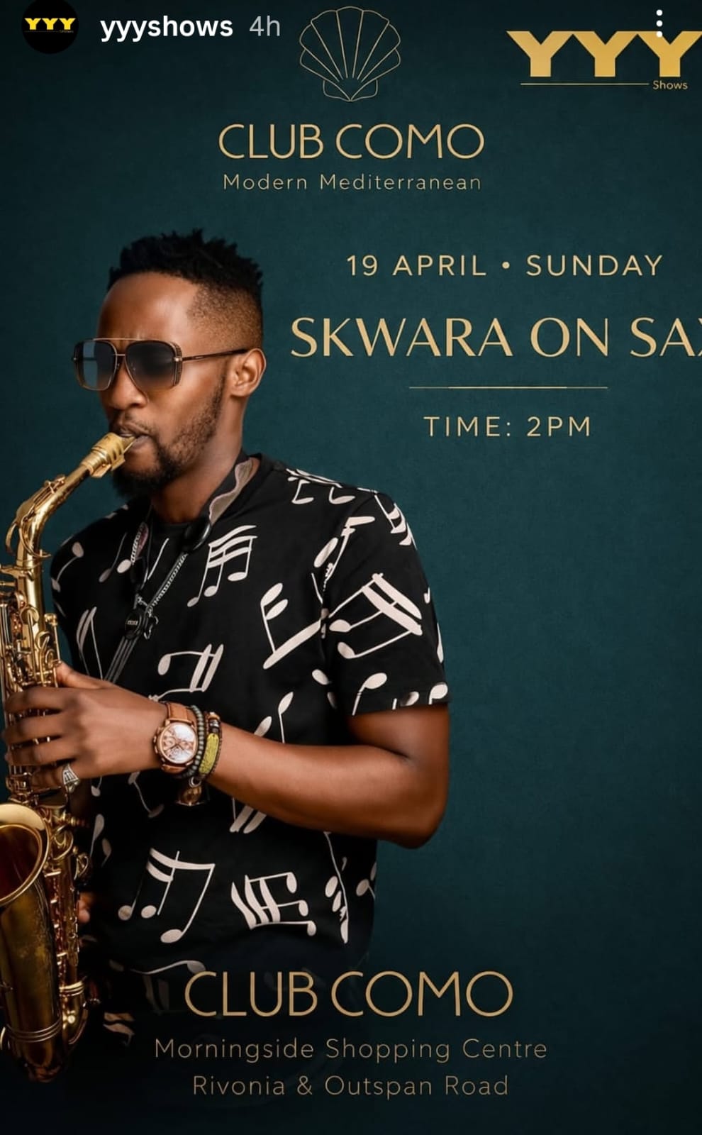 Skwara @ Club Como, 19-04-2026 14:00