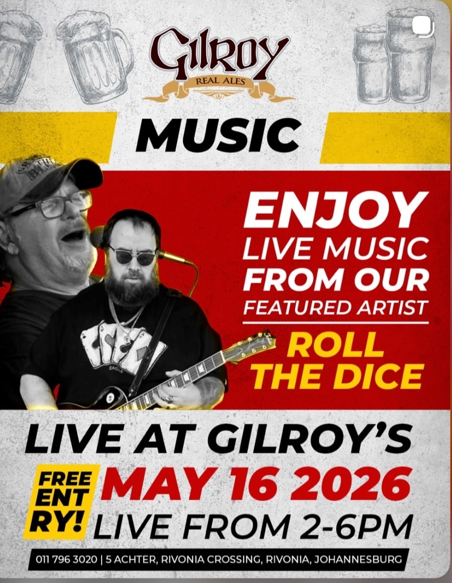 Roll The Dice @ Gilroy's, 16-05-2026 14:00