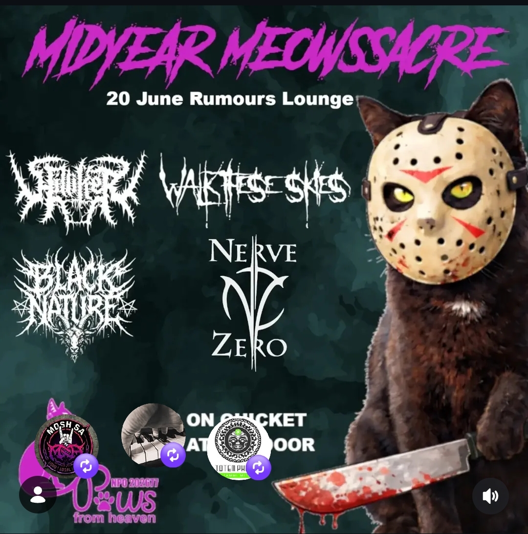 Midyear Meowssacre @ Rumours Lounge 20 June, R
