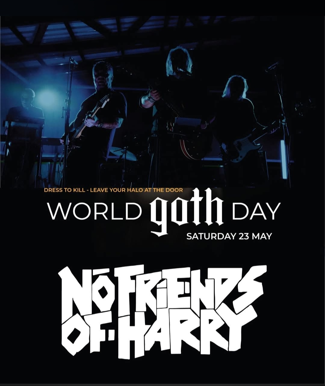 World Goth Day with No Friends of Harry @ Sognage 23 May