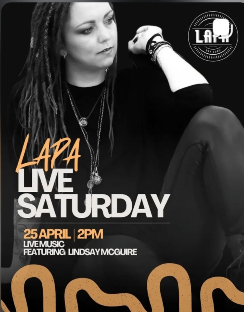 Lindsay McGuire @ Lapa Pub - Fourways Gardens Shopping Centre, 25-04-2026 14:00 - Image 1