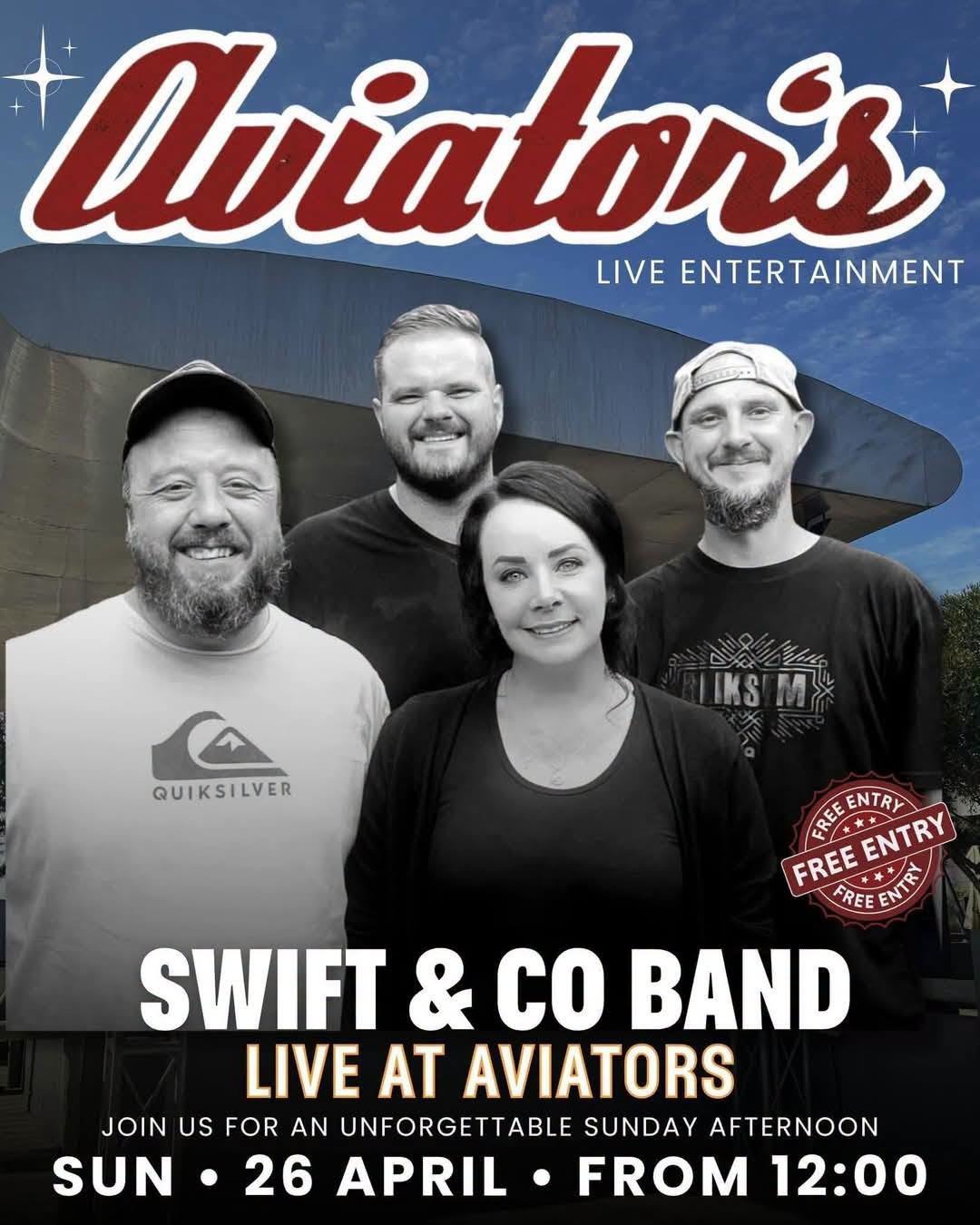 Swift & Co Band @ Aviator, Harties, 26-04-2026 12:00 - Image 1