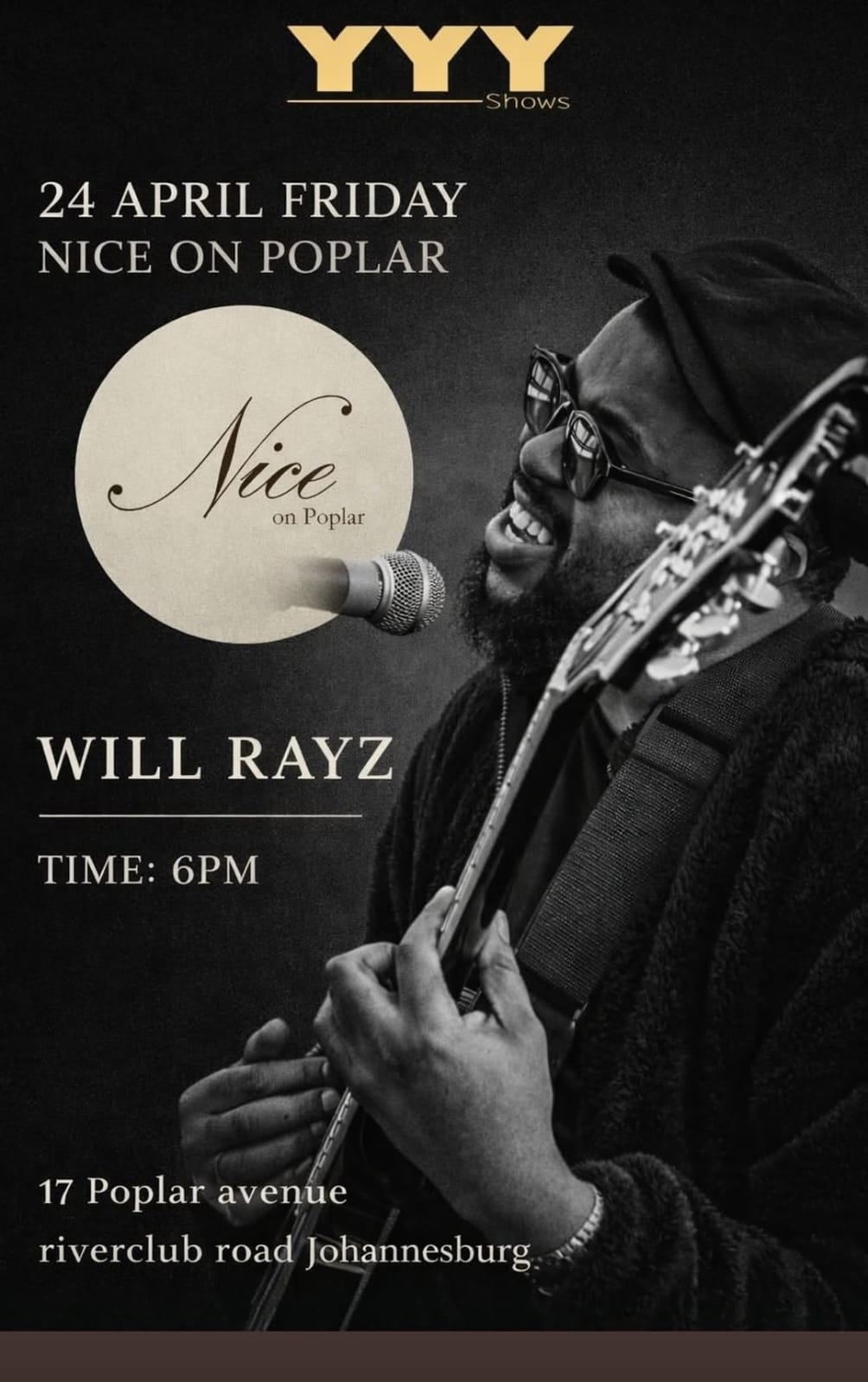 Will Rayz @ Nice on Poplar, 24-04-2026 18:00 - Image 1