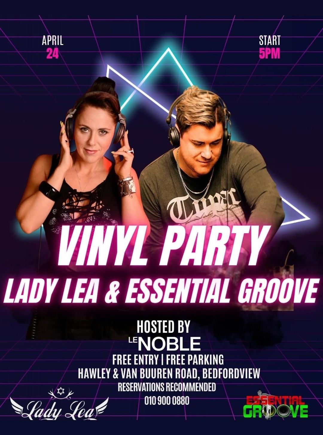 Lady Lea & Essential Groove @ Le Noble, Hawley & Van Buuren Road, Bedfordview, 24-04-2026 17:00 - Image 1