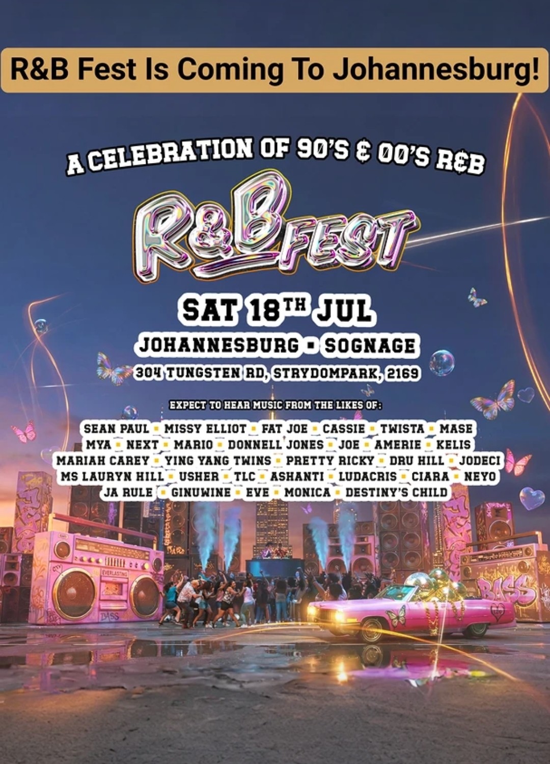 R&B Fest @ Sognage, 18-07-2026