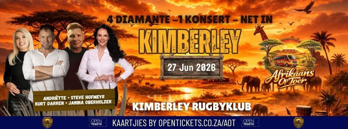 Andriette, Steve Hofmeyr, Kurt Darren, Janina Oberholzer @ Kimberley Rugby Club, 27 June 2026