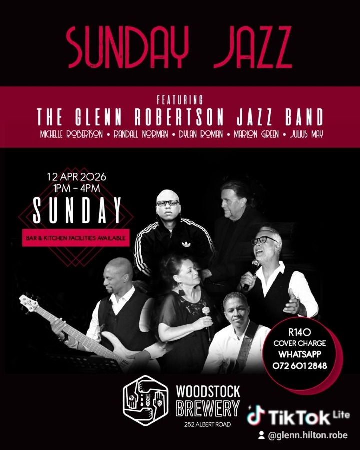 The Glenn Robertson Jazz Band @ Woodstock Brewery, 12-04-2026 13:00, R140 - Image 1